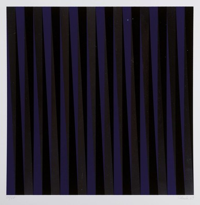 Horst Lerche, 1938 Hamburg-2017 Jüchen, 4 Farbserigraphien, je ohne Titel, minimalistische Kompositionen, Ed. 18/50, 14/25, 24/60, 20/50, je ...