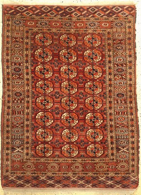Tekke fein, Turkmenistan, um 1900, Wolle auf Wolle, ca. 170 x 127 cm, EHZ: 2-3