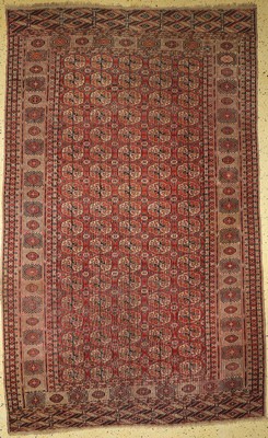Buchara Hauptteppich, Turkmenistan, um 1900, Wolle auf Wolle, ca. 345 x 212 cm, EHZ: 3