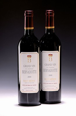 6 Flaschen Grand Vin du Chateau Bernadotte, Haut-Medoc, ca. 750ml, 13% Vol., Into Neck/High Fill, 88 Parker-Punkte