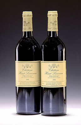 6 Flaschen 2000 Chateau Haut Lariveau, Fronsac, ca. 750ml, 12,5% Vol., Into Neck