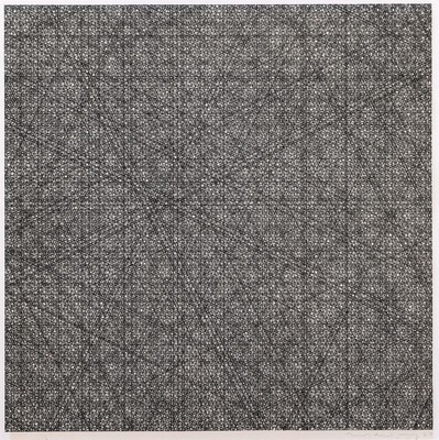 Ludwig Wilding, 1927 Grünstadt/Pfalz-2010, bekannter Vertreter der deutschen op-Art und Kinetik, hier: Lithographie, handsigniert und dat. 67, ca. ...