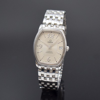 OMEGA Chronometer Herrenarmbanduhr Referenz 168 1220/ 368 1220, Schweiz um 2000, Automatik, 3-teil. Edelstahlgehäuse, Boden und Glasrand aufgedr., ...