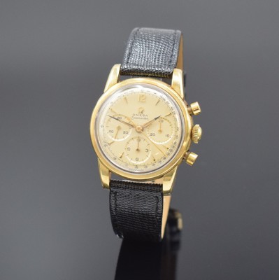 OMEGA Seamaster Armbandchronograph Referenz KO 2907 mit Kaliber 321, Schweiz um 1958, Handaufzug, Stahlgehäuse m. Gold-Kappe, Stahlboden aufgedr., ...