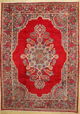 Yazd alt, Persien, ca. 50 Jahre, Wolle auf Baumwolle, ca. 350 x 250 cm, gereinigt, EHZ: 1-2