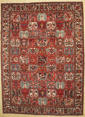 Bachtiar alt, Persien, ca. 60 Jahre, Wolle auf Baumwolle, ca. 355 x 260 cm, EHZ: 3