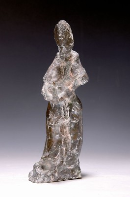Nina Koch, geb. 1961 in Dahl, der Exorzist, Bronze von 1988, sign. und num. 3/5, H.ca. 29 cm