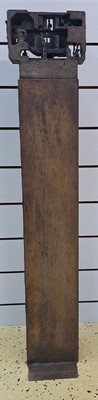 Helmut Lander, 1924-2013, Inszenierung, zweiteilige Skulptur, Bronze, H. ca. 118 cm