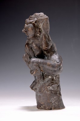 Bärbel Dieckmann, geb. 1961, Badende, Bronze von 1993, num. 2/5, H. 22 cm