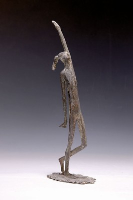 Unbekannter zeitgenössischer Künstler Tanzende, Bronze, H.ca. 31 cm