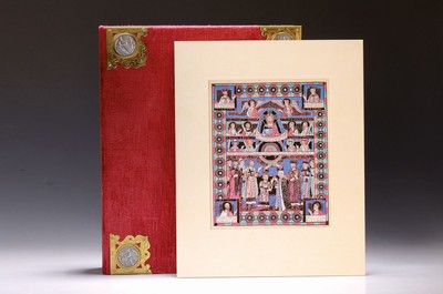 Faksimile: Evangeliar Heinrichs des Löwen, Coron, Lachen 1986, Ed. 1404/1980, 10 Miniaturen aus der Handschrift Cod. Guelf. 105 Noviss Der Herzog ...