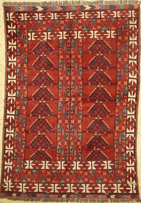 Ersari alt, Afghanistan, um 1960, Wolle aufWolle, ca. 217 x 153 cm, EHZ: 2