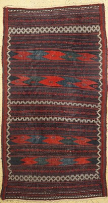 Belutsch Sumakh, Persien, um 1930, Wolle auf Baumwolle, ca. 240 x 130 cm, EHZ: 2