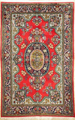 Ghom Kork, Persien, ca. 40 Jahre, Korkwolleauf Baumwolle, ca. 210 x 136 cm, gereinigt, EHZ: 1-2