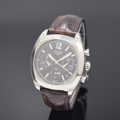 HEUER Monza Herrenarmbanduhr mit Chronograph Referenz CR2110, Schweiz um 2000, Automatik, 2-teil. Edelstahlgeh., Boden 4-fach verschr., orig. ...