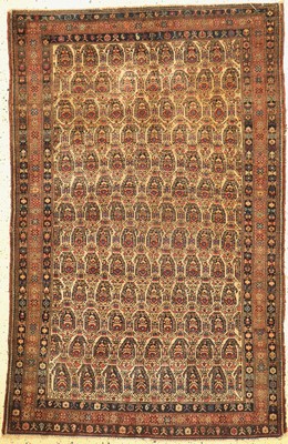 Senneh fein antik, Persien, 19.Jhd, Wolle auf Baumwolle, ca. 190 x 125 cm, EHZ: 3