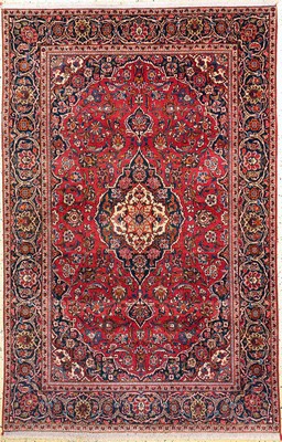 Keschan alt, Persien, um 1950, Wolle auf Baumwolle, ca. 197 x 130 cm, gereinigt, EHZ: 2