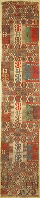 Antiker Konya Kelim, Türkei, 19.Jhd, Wolle auf Wolle, ca. 430 x 82 cm, EHZ: 2-3