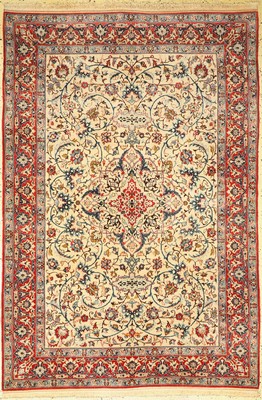 Nain fein alt, Persien, um 1940, Korkwolle auf Baumwolle, ca. 220 x 150 cm, gereinigt, EHZ: 2