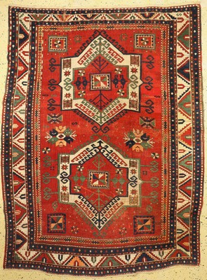 Antiker Kazak, Kaukasus, 19.Jhd, Wolle auf Wolle, ca. 270 x 204 cm, EHZ: 3