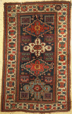 Antiker Kazak, Kaukasus, 19.Jhd, Wolle auf Wolle, ca. 250 x 155 cm, EHZ: 4
