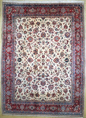 Sarogh alt, Persien, ca. 50 Jahre, Wolle auf Baumwolle, ca. 375 x 275 cm, EHZ: 2(Fleckig)