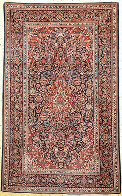 Keschan Kork alt, Persien, um 1930, Korkwolle auf Baumwolle, ca. 212 x 135 cm, EHZ: 2(kleine Restaurierungen).
