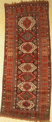 Yürük antik, Türkei, um 1900, Wolle auf Wolle, ca. 290 x 120 cm, EHZ: 4