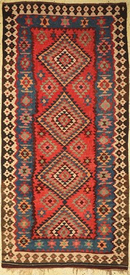 Bidjar Kelim, Persien, um 1940, Wolle auf Wolle, ca. 297 x 143 cm, EHZ: 2