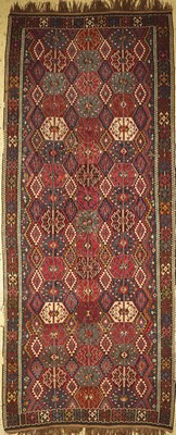 Reyhanli Kelim, Türkei, um 1900, Wolle auf Wolle, ca. 422 x 173 cm, EHZ: 4