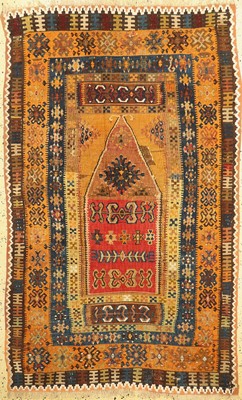 Anatol Kelim, Türkei, um 1920/1930, Wolle auf Wolle, ca. 200 x 120 cm, EHZ: 3