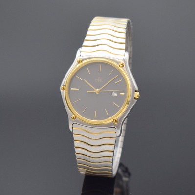 EBEL Armbanduhr Sport Classic Referenz 183903, Schweiz um 1995, quarz, Edelstahl/Gold kombiniert inkl. Wellengliederband, Lünette gegen Geh. 5-fach ...