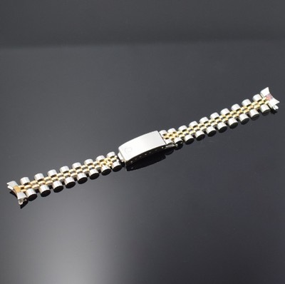 ROLEX Jubilee-Band Referenz 62523 D14 in Stahlund Gold für Damenarmbanduhr, Schweiz, mit Faltschl., L. ca. 16 cm, stark verschlissen