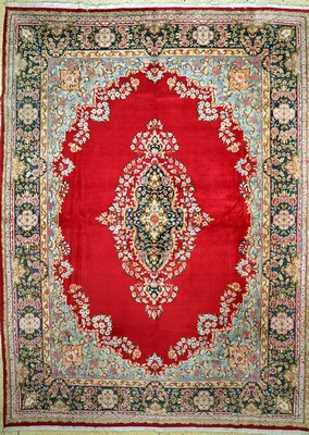 Kerman, Persien, ca. 50 Jahre, Wolle auf Baumwolle, ca. 412 x 308 cm, EHZ: 2-3