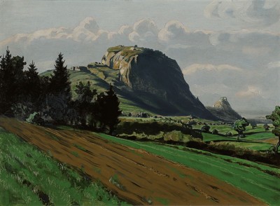 Gustav Kampmann (Zuschreibung), 1859 Boppard -1917 Bad Godesberg, Studium an der Großherzoglich-Badischen Kunstschule Karlsruhe, Sommerlandschaft, ...