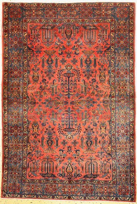 Manchester Kesschan Persien, "Us Re-Import", um 1900, Manchester-Korkwolle, ca.193 x 132 cm, gereinigt, EHZ: 1-2