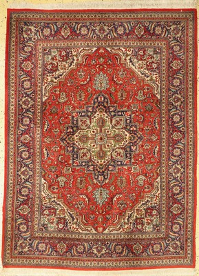 Täbriz fein(50 Raj), Persien, um 1950, Korkwolle auf Baumwolle, ca. 195 x 145 cm, EHZ: 2