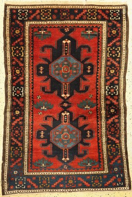 Shahsawan, Persien, um 1950, Wolle auf Baumwolle, ca. 155 x 100 cm, EHZ: 2, (restauriert)