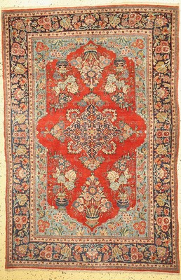 Keschan alt, Persien, um 1920/1930, Wolle auf Baumwolle, ca. 197 x 132 cm, EHZ: 2-3