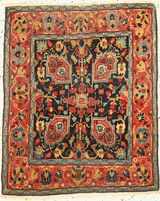 Antiker Sarogh, Persien, um 1900, Wolle aufBaumwolle, ca. 75 x 64 cm, EHZ: 3