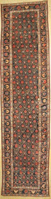 Antiker Shahsawan, Persien, 19.Jhd, Wolle auf Wolle, ca. 400 x 100 cm, EHZ: 2-3(kleines Loch).