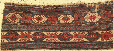 Shahsawan Mafraschteil antik, Persien, 19.Jhd, Wolle auf Wolle, ca. 100 x 42 cm, EHZ:4