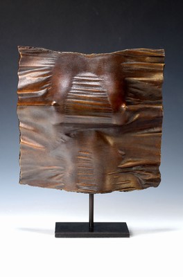 Willi Kissmer, geb. 1951, Relief III, Bronzeskulptur, sign., num. 13/49, ca. 34x30 cm