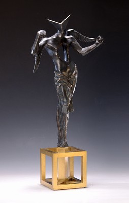 Salvador Dali, 1904-1989, Surrealistischer Engel, sign., num. 242/1500, H. ca. 58 cm