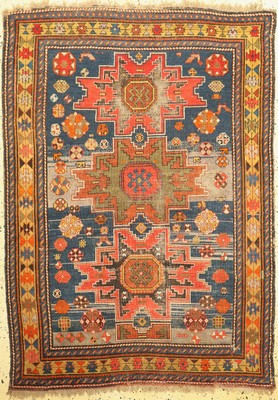 Kazak"Lesgi", Kaukasus, um 1920, Wolle auf Wolle, ca. 170 x 120 cm, EHZ: 3-4