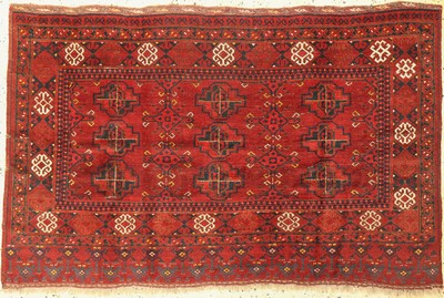 Ersari Tschowal alt, Turkmenistan, um 1920/1930, Wolle auf Wolle, ca. 165 x 110 cm, EHZ: 3