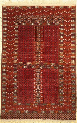 Buchara Engsi, Rußland, ca. 50 Jahre, Wolleauf Wolle, ca. 175 x 117 cm, EHZ: 2