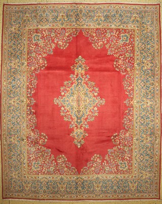 Kerman alt, Persien, ca. 60 Jahre, Wolle auf Baumwolle, ca. 363 x 293 cm, EHZ: 1-2