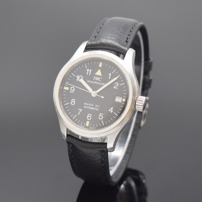 IWC Herrenarmbanduhr Mark XII "Die Fliegeruhr" Referenz 3241 Schweiz um 1995, Automatik, 2-teil. Edelstahlgeh., Boden und Krone verschr., ...