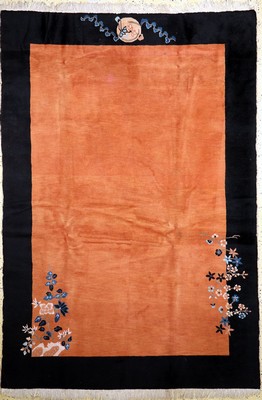 Peking alt, China, um 1940, Wolle auf Baumwolle, ca. 265 x 180 cm, EHZ: 2(kleine Flecken)
